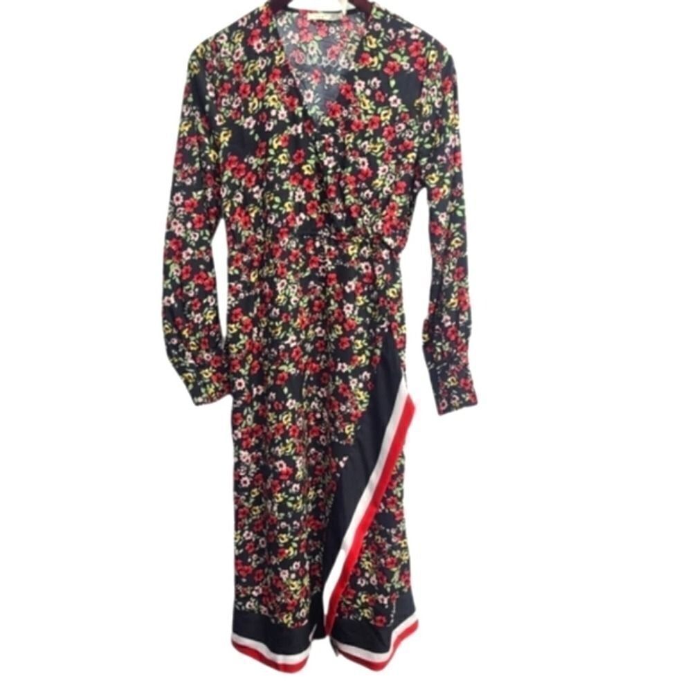 DEX Women's Maxi Long Sleeve Floral Dress Size Medium New With Tags‎